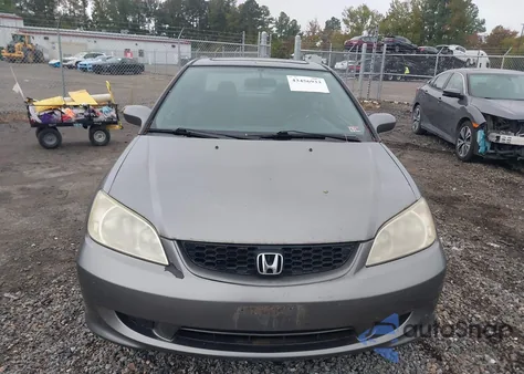 2005 Honda Civic Ex из США, поврежденный, VIN 1HGEM22935L030974